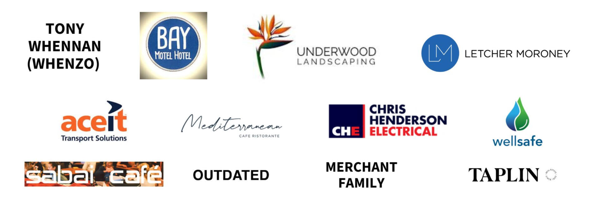 SHOC Netball Club Sponsors